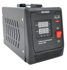 Green Wave Mauser 1500VA (1050Вт) Стабілізатор напруги релейний 1xShuko, DC140-260V, AC220±8%, BOX