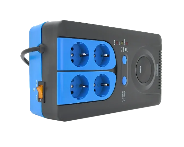 Green Wave Winchester 1000VA (700Вт) Стабілізатор напруги релейний 4xShuko, DC140-260V, AC220±8%, BOX