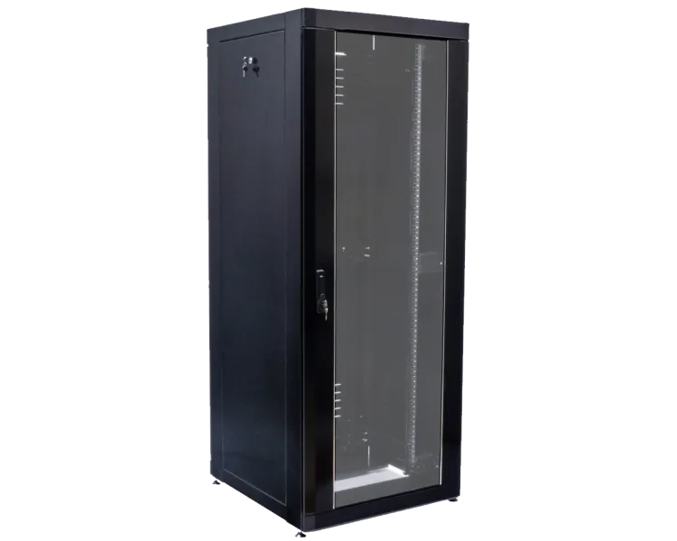 19" 18U, 610 х 675 мм Шафа чорна