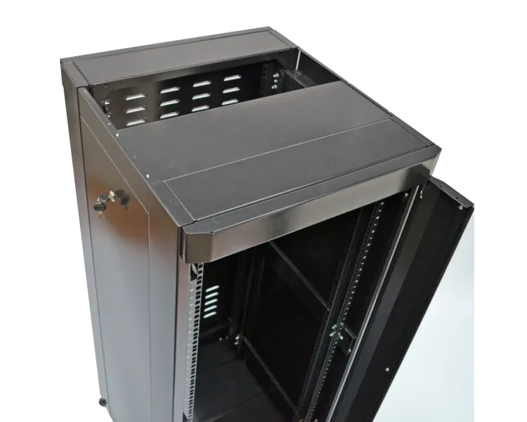 19" 18U, 610 х 675 мм Шафа чорна