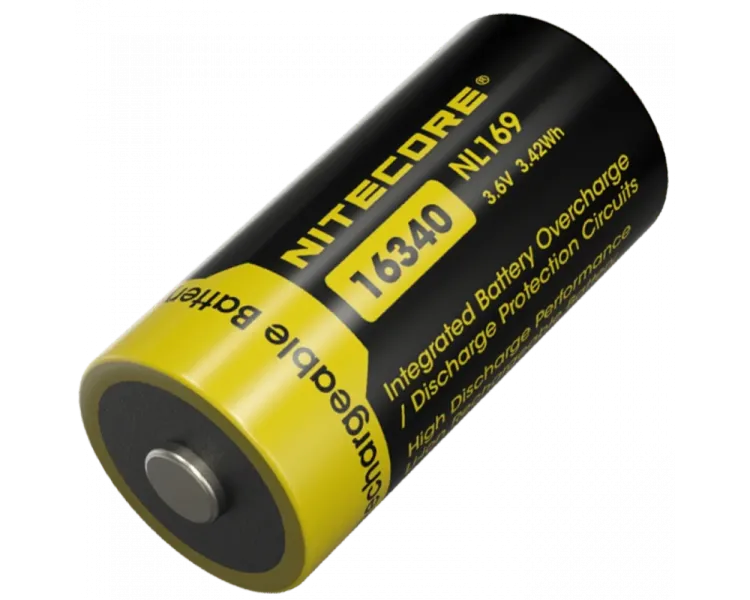 Nitecore NL169 Li-Ion CR123A 3.6V (950mAh) Акумулятор літієвий