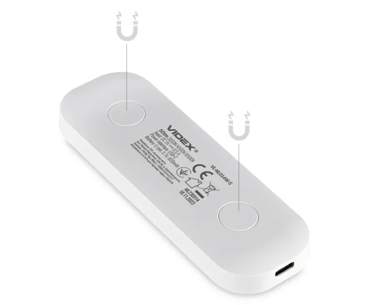 VIDEX VL-NL014W-S Світильник LED акумуляторний з датчиком руху