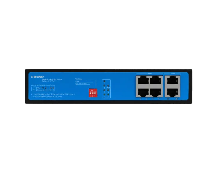 Ewind EW-S1906CF-AP POE Комутатор 6 портів некерований