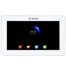 BCOM BD-770FHD/T White Відеодомофон