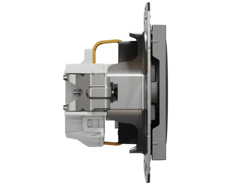 Schneider Electric Asfora EPH2900271 Розетка із заземленням та шторками антрацит
