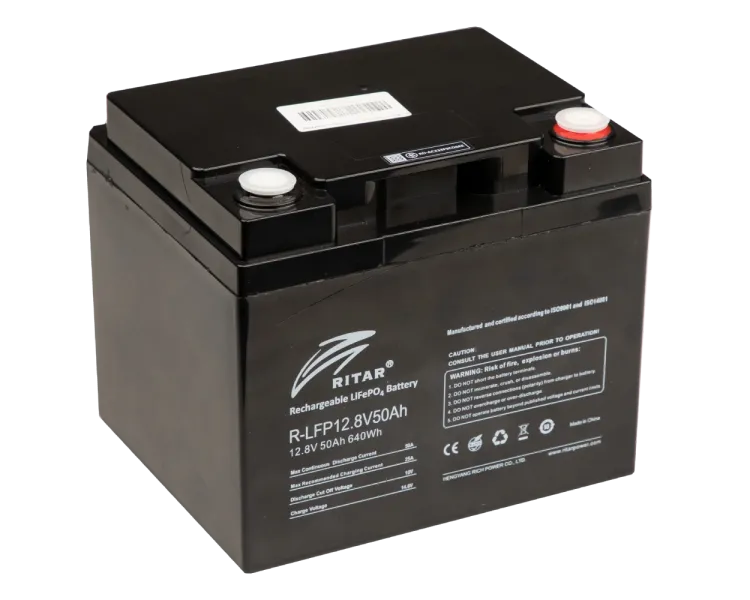 Ritar R-LFP12.8V50AH Акумуляторна батарея з bluetooth