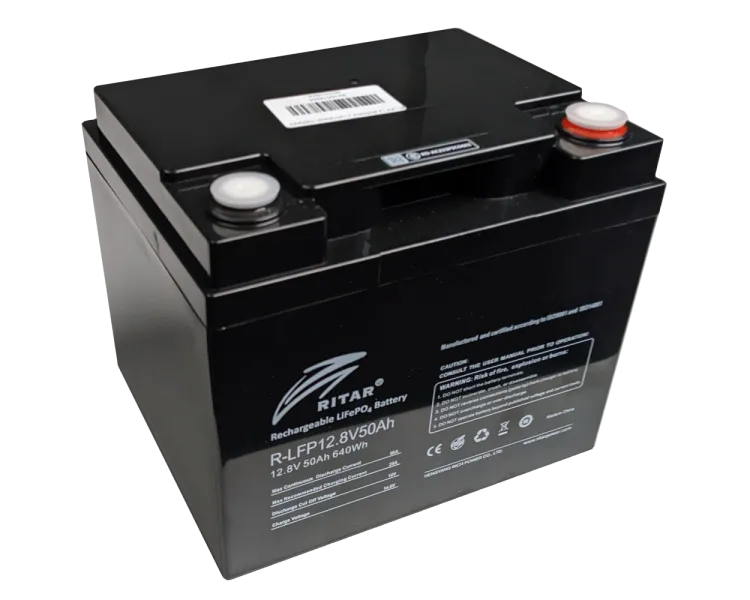 Ritar R-LFP12.8V50AH Акумуляторна батарея з bluetooth