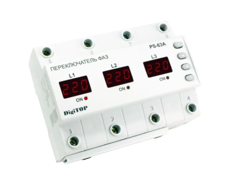 DigiTop PS-63A Перемикач фаз