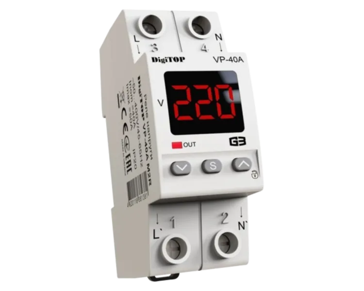 DigiTOP VP-40A M2R Реле напруги