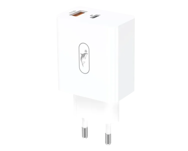 SkyDolphin SC02 (2USBx2.4A) White (MZP-000185) Мережевий зарядний пристрій