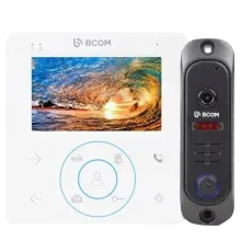 BCOM BD-480M White Kit Комплект відеодомофона