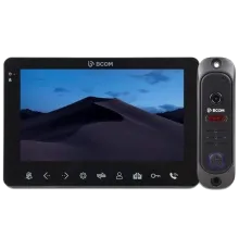 BCOM BD-780M Black Kit Комплект відеодомофона