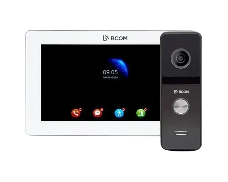 BCOM BD-770FHD White Kit Комплект відеодомофона