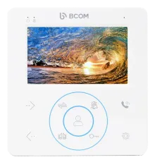 BCOM BD-480 White Відеодомофон