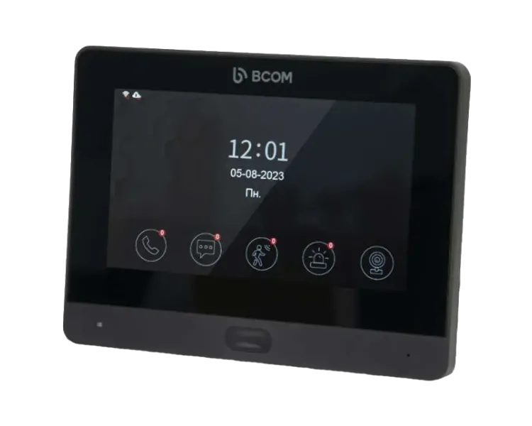BCOM BD-760FHD/T Black Відеодомофон