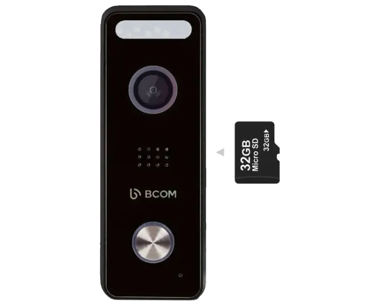 BCOM BT-400FHD/T Black SD Виклична панель