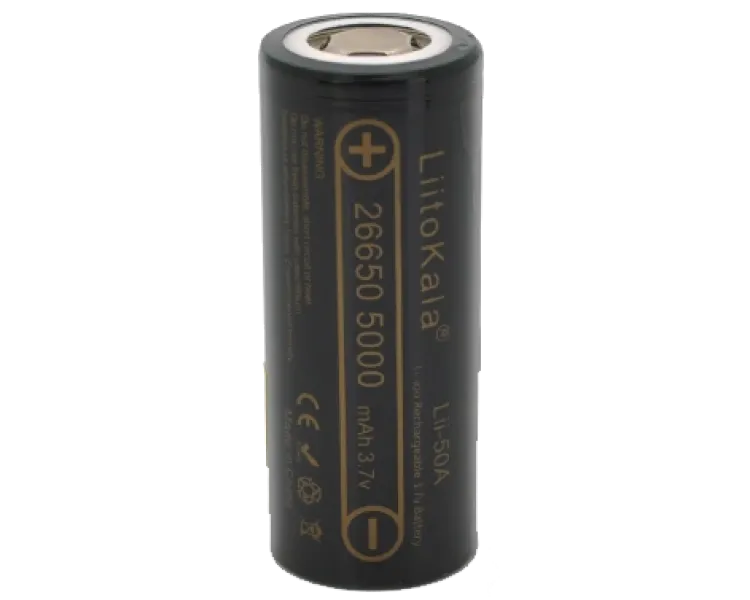 LiitoKala 26650 Li-Ion Lii-50A 5000mah Акумулятор