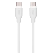 2E Type-C Glow USB-C > USB-C Кабель заряджання/синхронізації 1м 60Вт білий