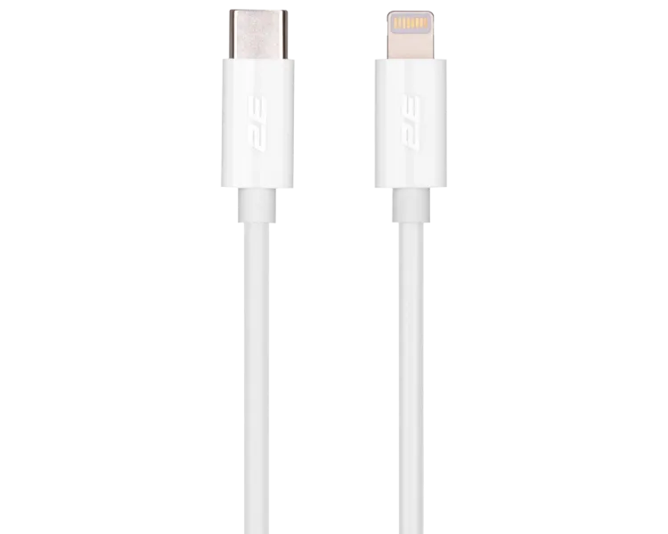 2E Type-C GlowUSB-C > Lightning Кабель заряджання/синхронізації 1м білий