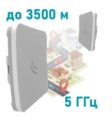 MikroTik SXTsq 5 ac (RBSXTsqG-5acD) 5GHz Бездротовий WiFi міст