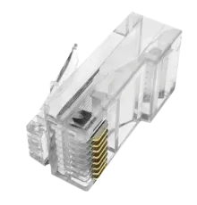 Merlion RJ-45 8P8C UTP Cat-5 Q100 Brown Конектор (100 шт/уп.)