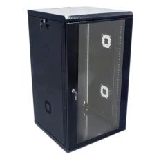 19" 21U 600х600х1040мм акрилове скло, чорна Шафа