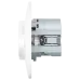VIDEX BINERA (VF-BNSK1GU2-W) (20/120) Розетка біла 1 пост з заземленням 2USB