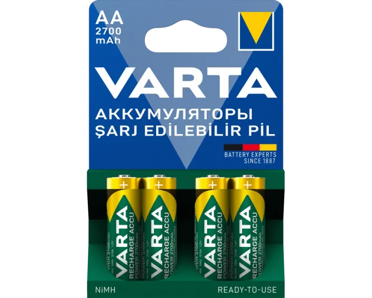 VARTA ACCU AA 2700mAh BLI 4 NI-MH Акумулятор