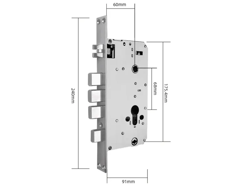SEVEN LOCK 6068 Врізна частина з автозакриттям
