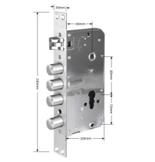 SEVEN LOCK 6068R (Round) Врізна частина