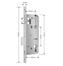 SEVEN LOCK 5085 Врізна частина
