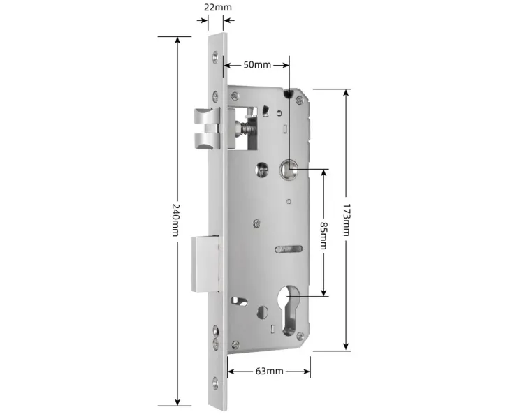 SEVEN LOCK 5085 Врізна частина
