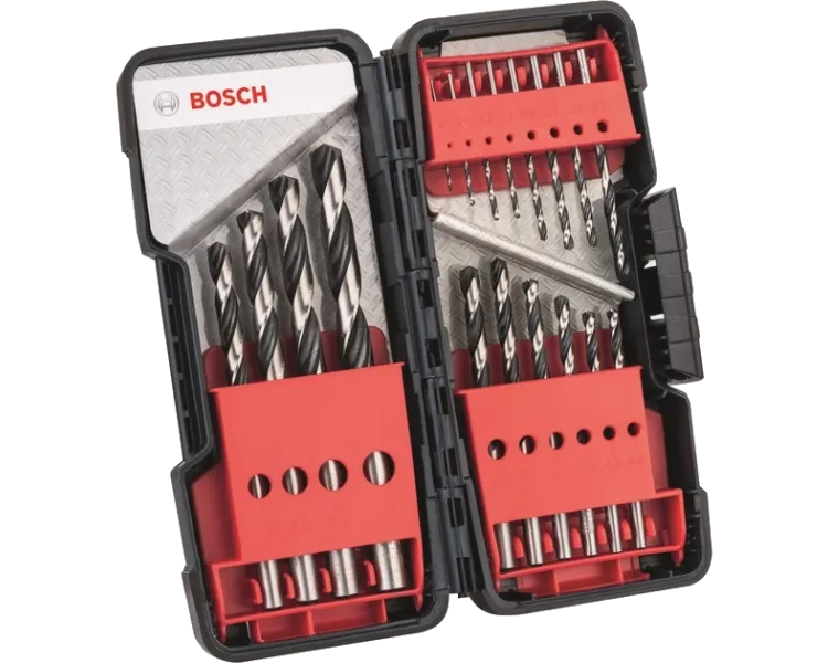 Bosch HSS PointTeQ 18 штук Набір свердел для металу