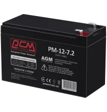 Powercom AGM 7.2Ah-12V Акумуляторна батарея
