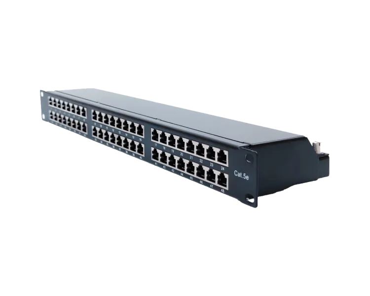 LW 1U STP 48xRJ-45 Dual IDC Патч-панель 19" type кат. 5e