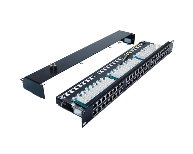 LW 1U STP 48xRJ-45 Dual IDC Патч-панель 19" type кат. 5e