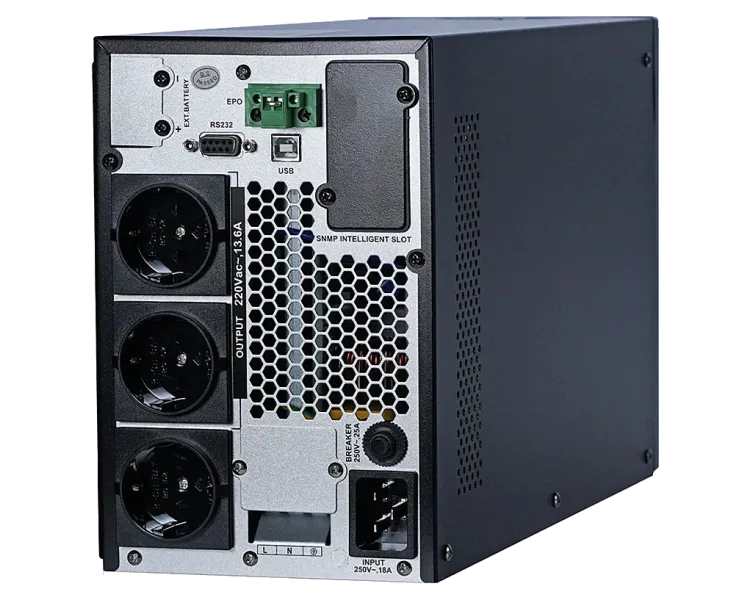 Kraft KRF-T3000VA/2400W(LCD) Pro Online Джерело безперебійного живлення