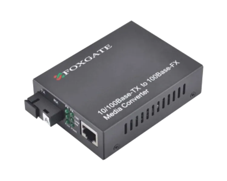 FoxGate EC-B-0,1-1SM-1550nm-20-LFP Медіаконвертер