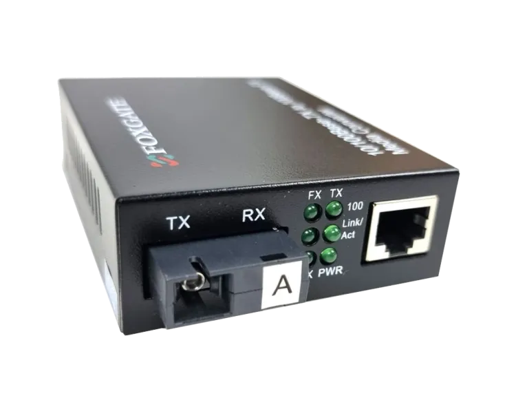 FoxGate EC-B-0,1-1SM-1310nm-20-LFP Медіаконвертер