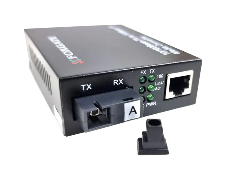 FoxGate EC-B-0,1-1SM-1310nm-20-LFP Медіаконвертер