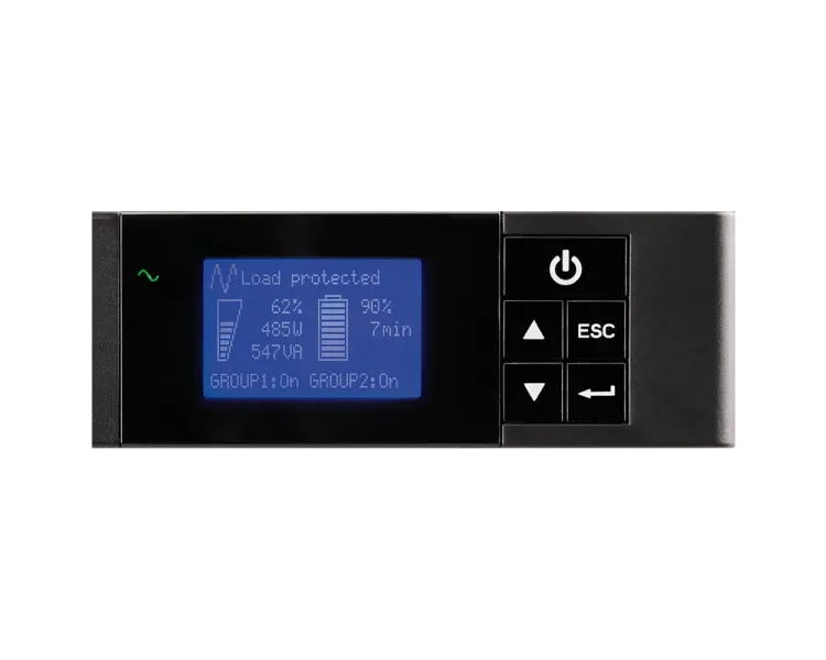 Eaton 5P 850VA/600W RM 1U RS232 4xC13 Джерело безперебійного живлення