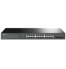 TP-LINK TL-SG2428P PoE+ 1000М Комутатор 24 порти керований