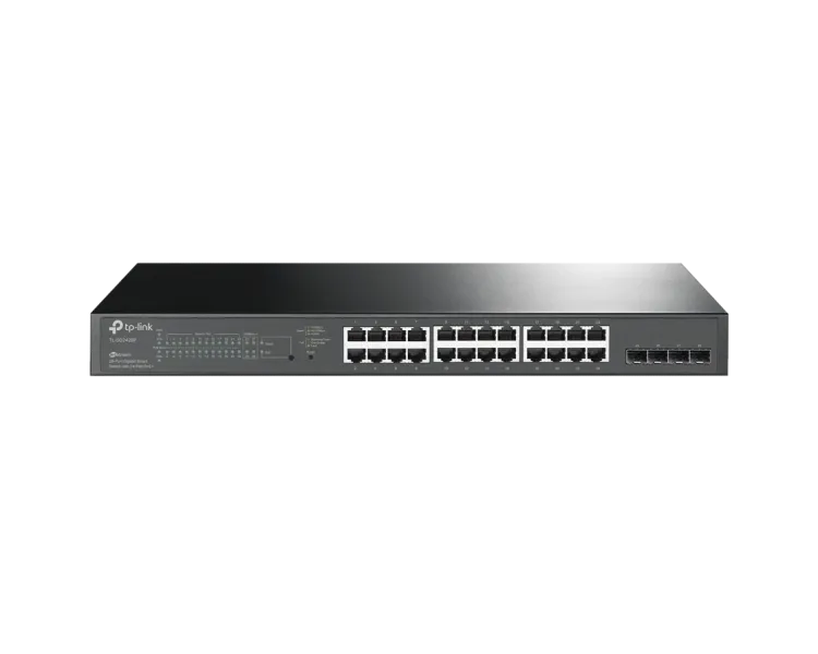 TP-LINK TL-SG2428P PoE+ 1000М Комутатор 24 порти керований