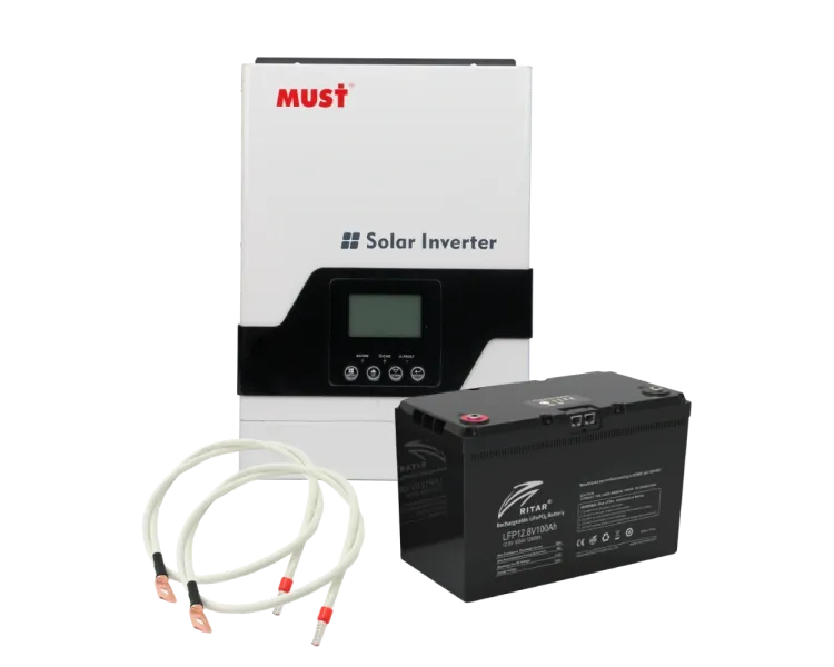 MUST PV18-1012VPM 100Ah Комплект акумулятор + інвертор, кабелі у подарунок