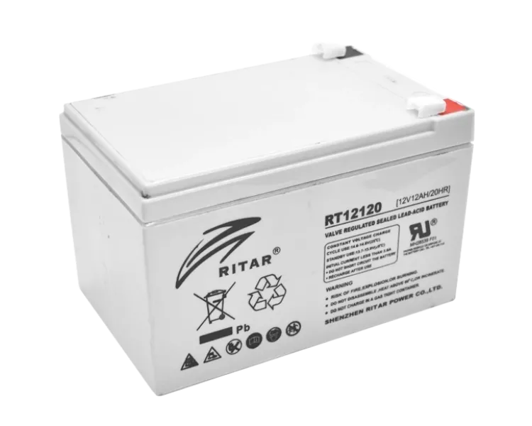 AGM RITAR RT12120B 12V 12Ah Акумуляторна батарея