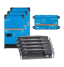 VictronEnergy MultiPlus-II + Ritar R-LFP51.2V100AH Система безперебійного живлення3 фази, 12кВт, 25кВт●год