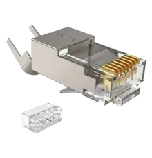 Kingda RJ45 STP кат. 6A/8, 50μ, 1.45 мм Конектор зі вставкою