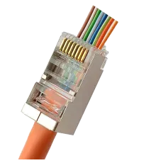 Kingda RJ45 STP кат. 5e Конектор з наскрізними отворами