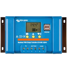 Victron Energy BlueSolar PWM-LCD&USB 12/24-30 Контролер заряду