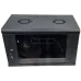 EServer 6U Шафа скло чорне
